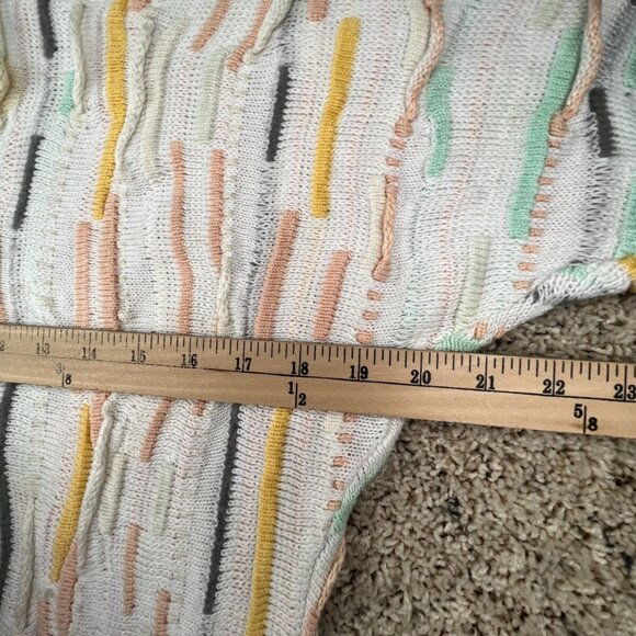 COOGI Australia Medium Cotton Sweater 3D Intricate Knit Pullover Crew Neck Adult - Picture 6 of 16